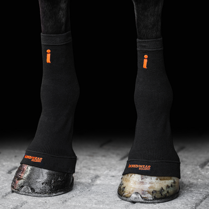 Incrediwear Equine Circulation Hoof Socks - BLACK
