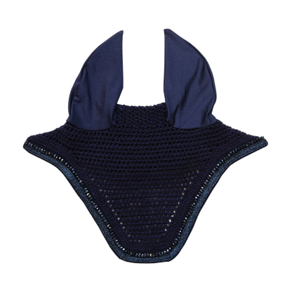 Kentucky Fly Veil Wellington Glitter Band & Pearl | Navy | Full & Pony