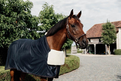 Kentucky Horse Bib Protection Faux Sheepskin Natural or Black