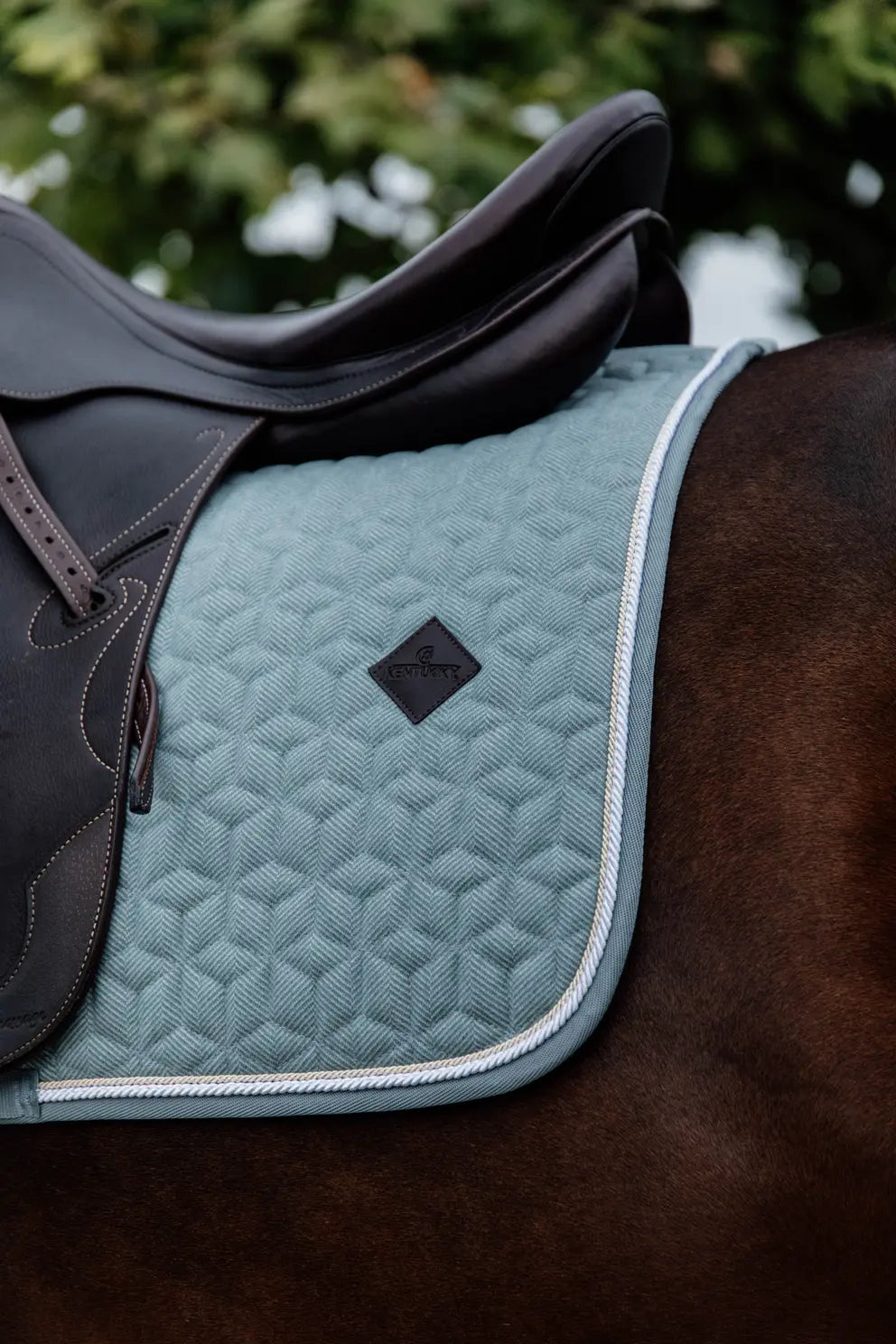 Kentucky "Wool" Saddle Pad Dressage | Light Blue