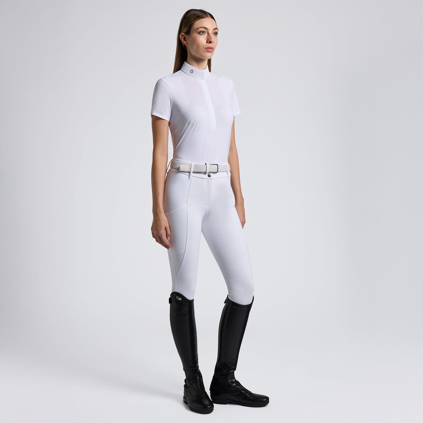 Cavalleria Toscana SS25 Women's Competition Shirt Perforated Bib S/S | Choose Colour