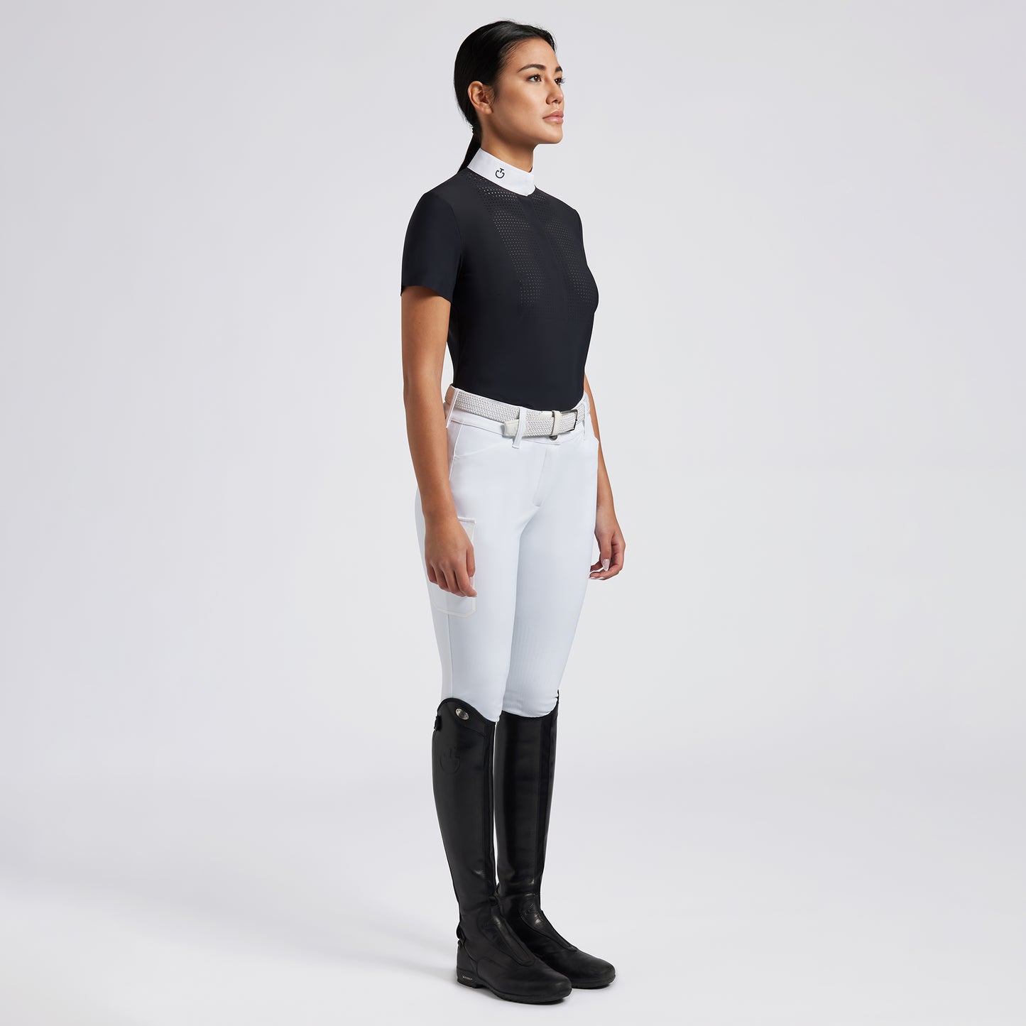 Cavalleria Toscana SS25 Women's Competition Shirt Perforated Bib S/S | Choose Colour