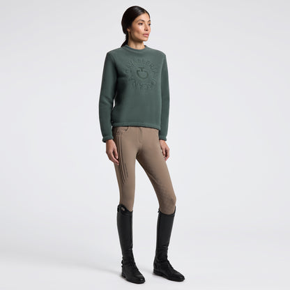 Cavalleria Toscana FW25 Fleece Crew Neck Sweatshirt | Jungle Green