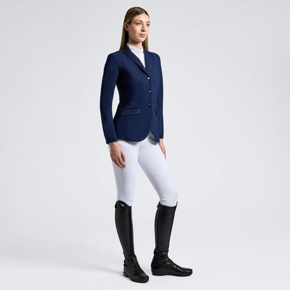 Cavalleria Toscana Lightweight Jersey Zip Riding Jacket | Royal Blue or Black