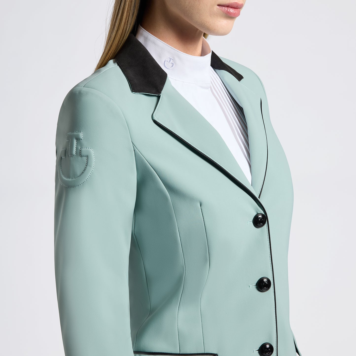 Cavalleria Toscana SS25 GP Riding Jacket | Light Teal Green