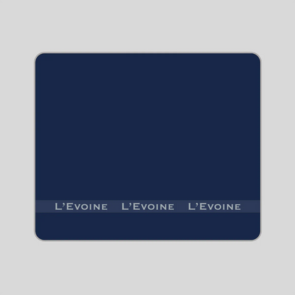 L'Evoine Terry Cotton Blanket: Midnight Blue