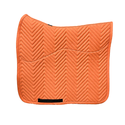 L'Evoine Cotton Dressage Pad Pastel Orange | Plain Cotton or Alpaca Under