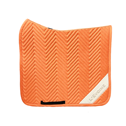 L'Evoine Cotton Dressage Pad Pastel Orange | Plain Cotton or Alpaca Under