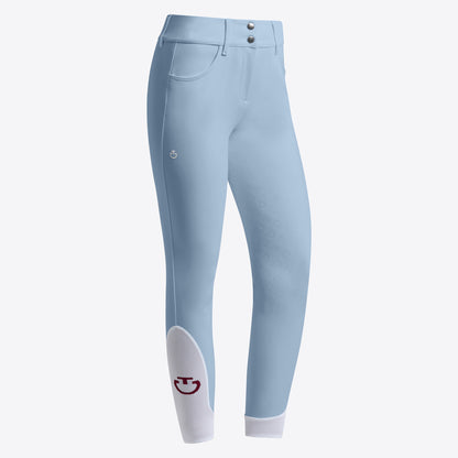 Cavalleria Toscana SS25 American Full Grip Breeches | White or Blue Fog