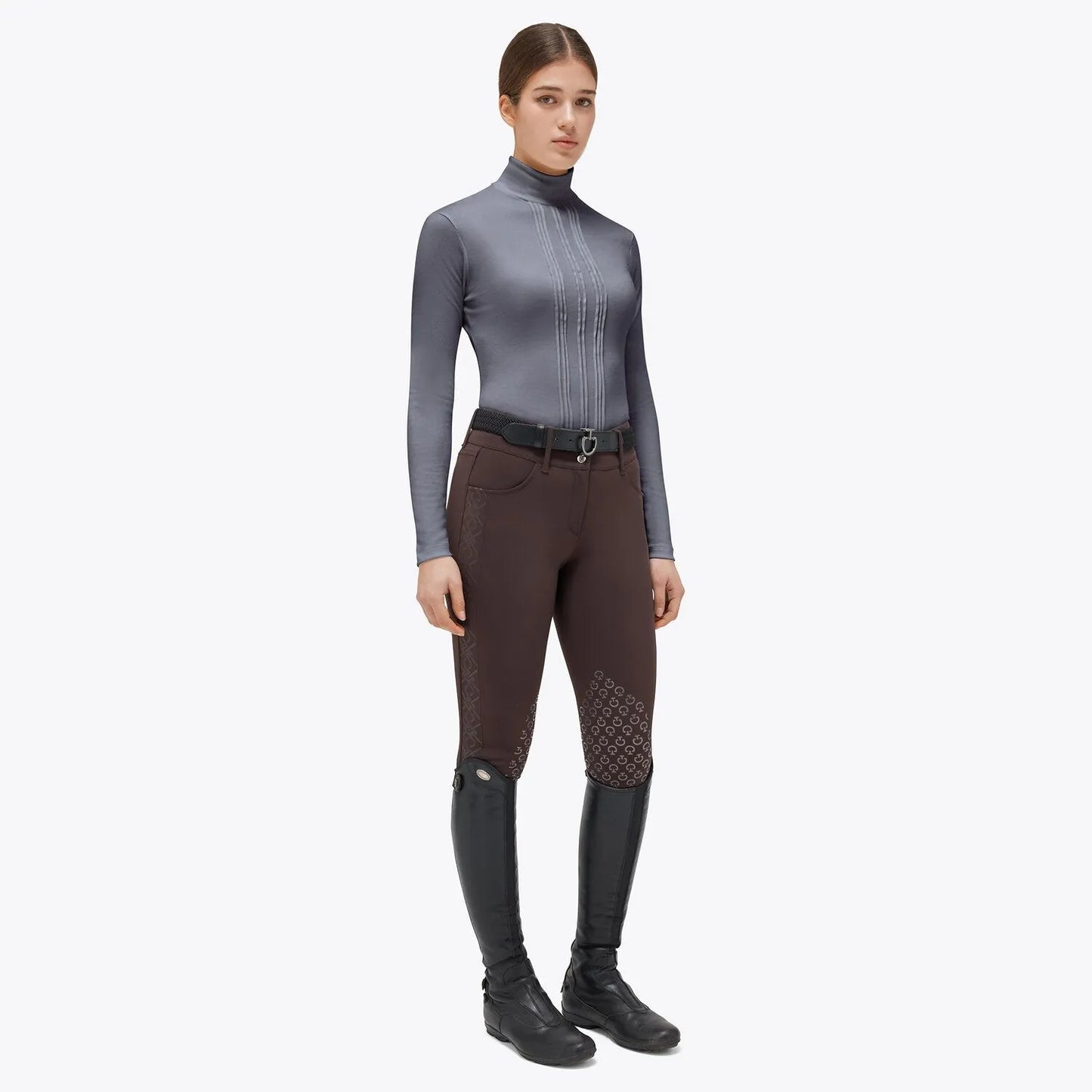 Cavalleria Toscana Women's Tech Wool L/S Training Top
