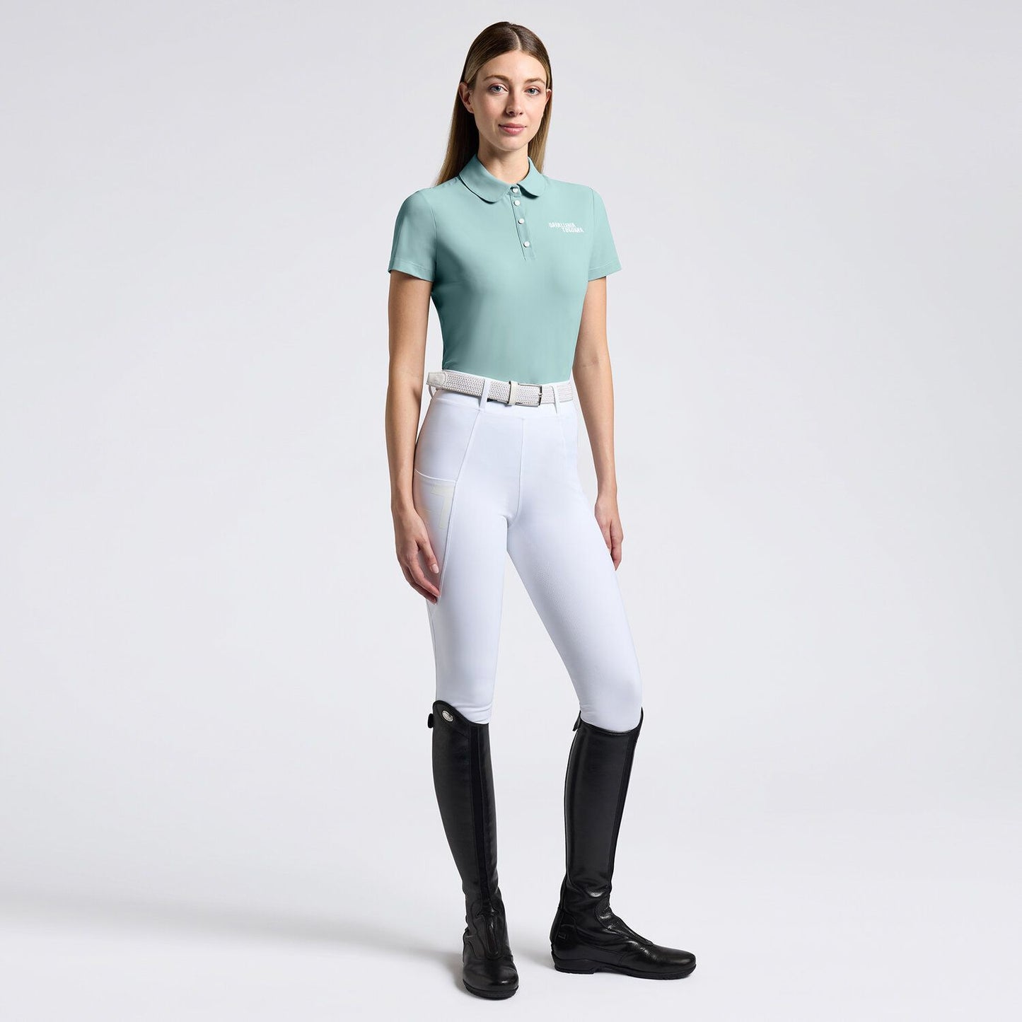 Cavalleria Toscana SS25 Jersey Pleated S/S Training Top | Choose Colour
