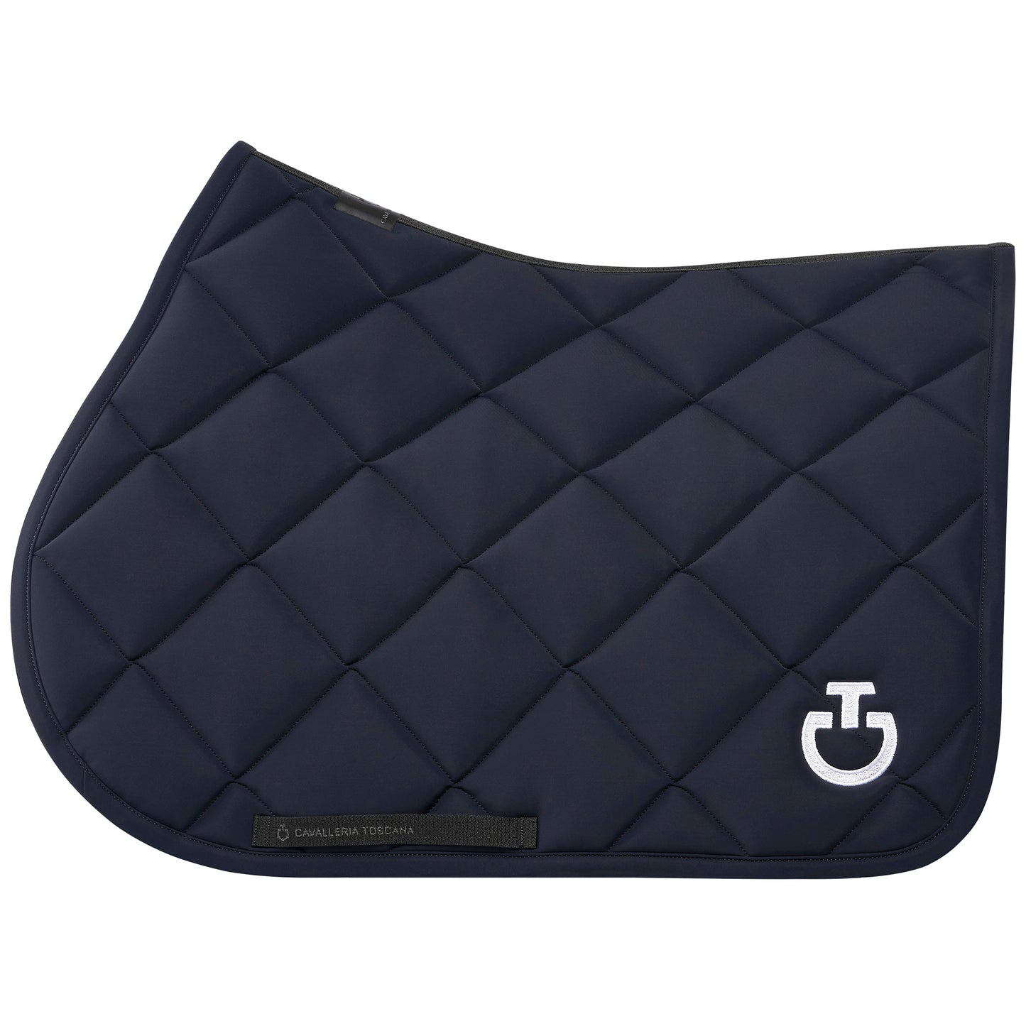 Cavalleria Toscana SS25 Jumping Saddle Pad Diamond Quilt | Dark Blue