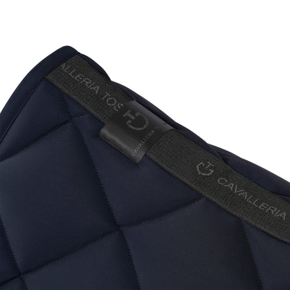 Cavalleria Toscana SS25 Jumping Saddle Pad Diamond Quilt | Dark Blue
