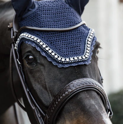Kentucky Fly Veil Wellington BIG Stone and Pearl | Choose Colour
