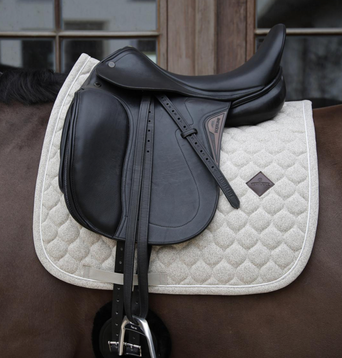 Kentucky Saddle Pad Melange | Beige