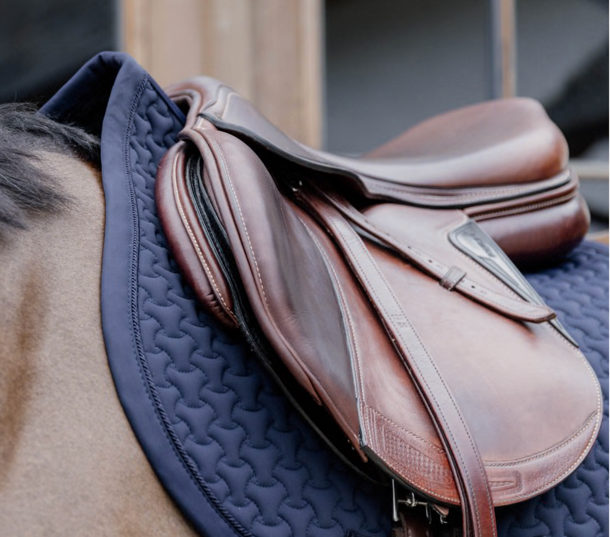 Kentucky Saddle Pad Plaited 3D Logo Jumping