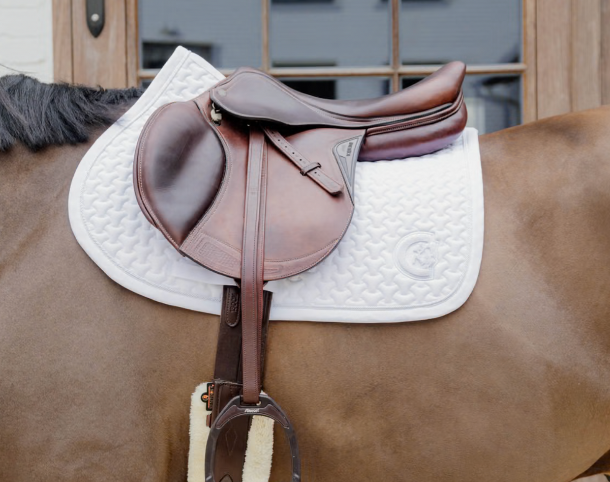 Kentucky Saddle Pad Plaited 3D Logo Jumping