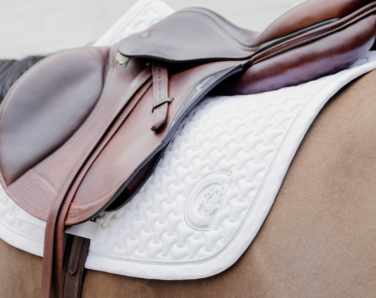 Kentucky Saddle Pad Plaited 3D Logo Jumping