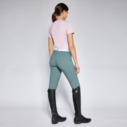 Cavalleria Toscana Break Off Cotton Tee | Pale Mauve