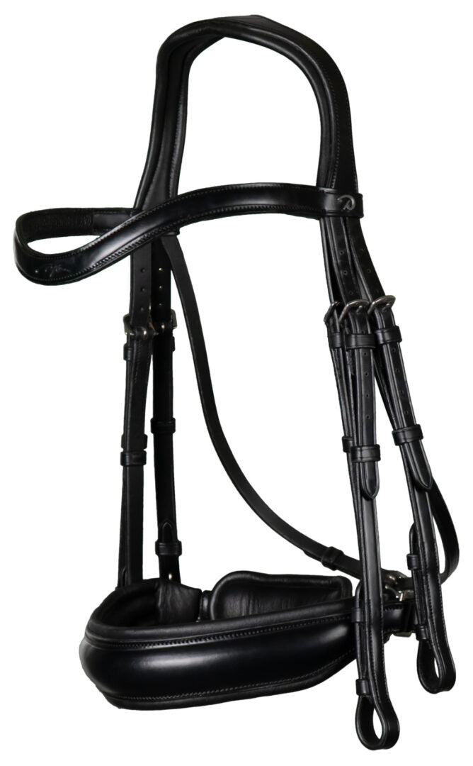 Dy'on Dressage Collection Flat Leather Double Bridle