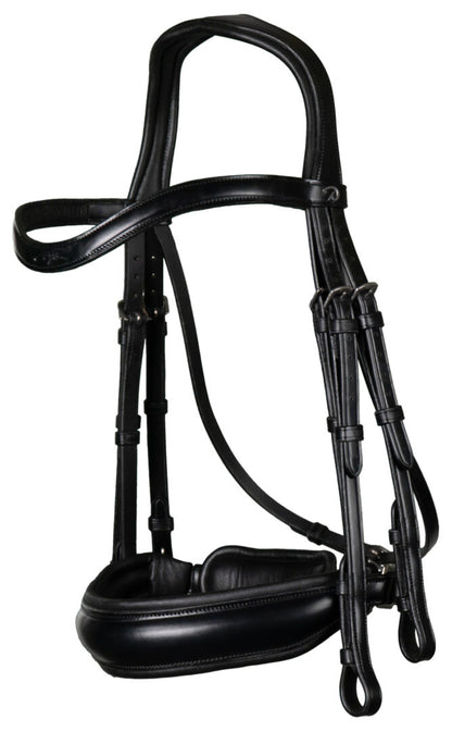 Dy'on Dressage Collection Flat Leather Double Bridle