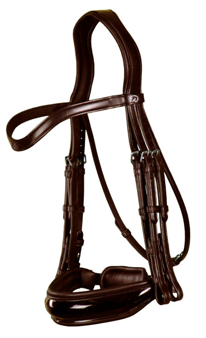Dy'on Dressage Collection Flat Leather Double Bridle