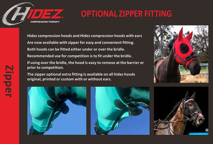 Hidez Compression Hood with Ears + Zip