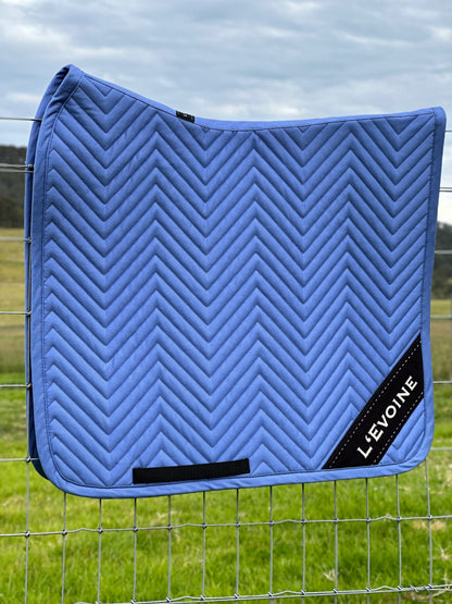 L'Evoine Cotton Dressage Pad Cornflower | Plain Cotton or Alpaca Under