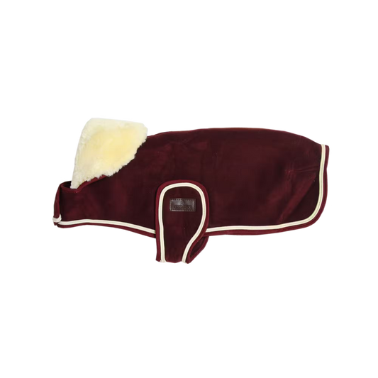 Kentucky Dog Rug Coat Heavy Fleece Bordeaux | Small/Med 42cm