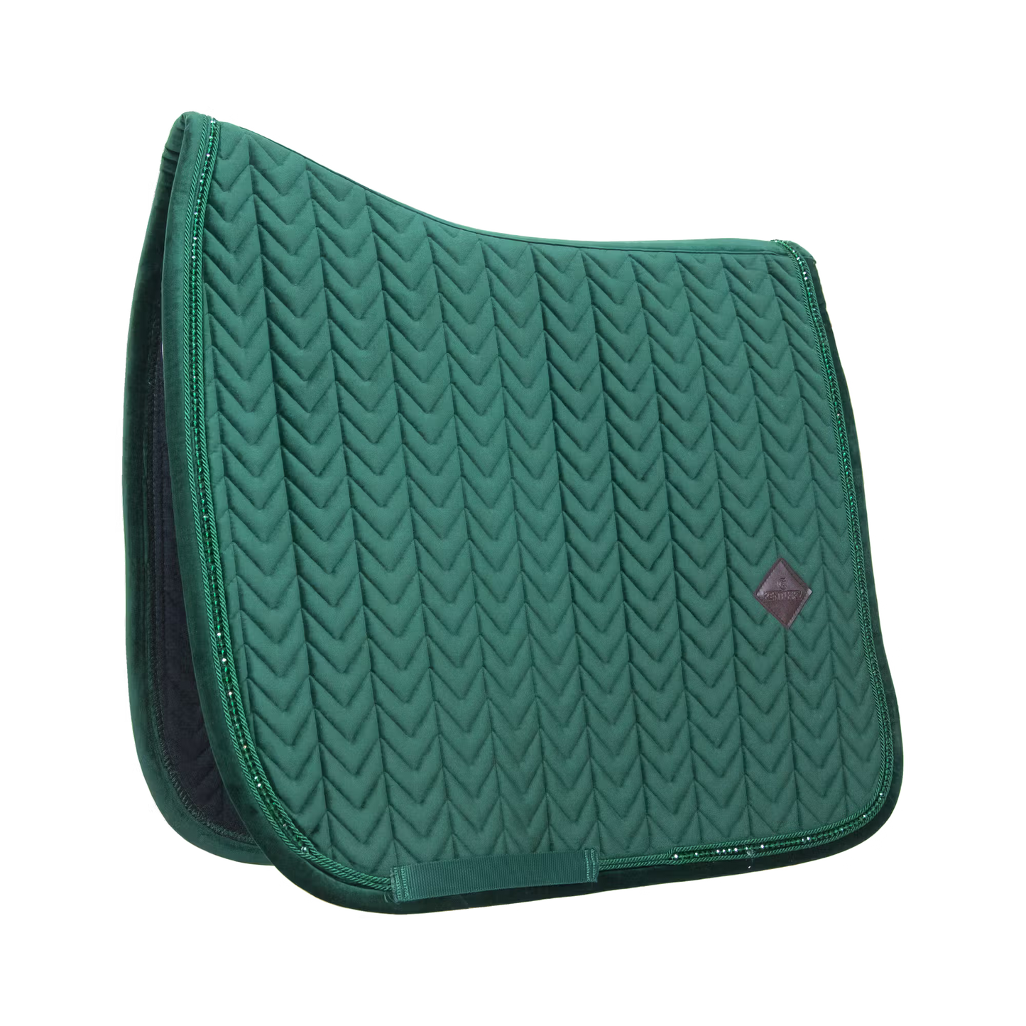 Kentucky Saddle Pad Velvet Pearls Dressage | Choose Colour