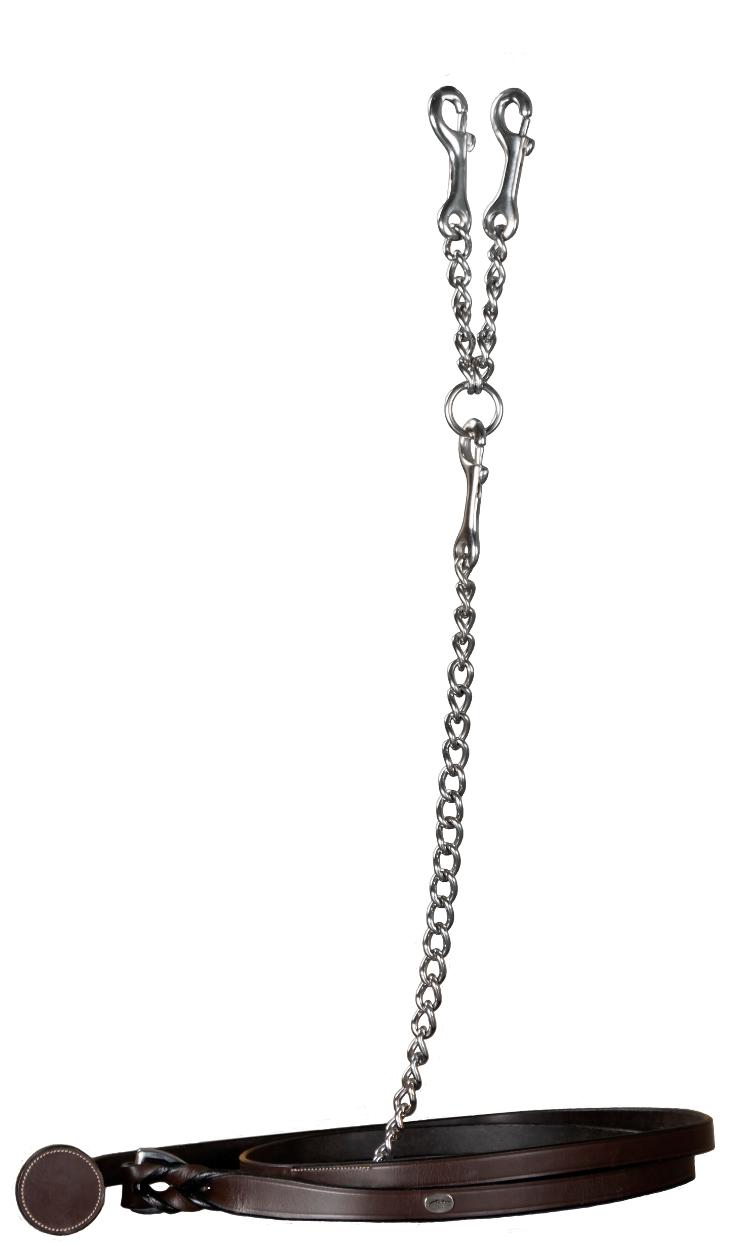 Working by Dy'on Leather Lead with Chain | Choose Black or Brown