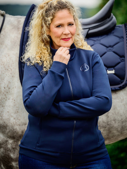 PS of Sweden Curvy Freya Full Zip Jacket | Navy or Black