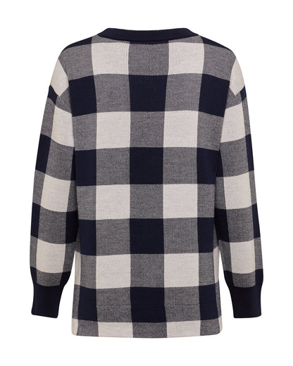Iris & Wool Merino Gargle Gingham Sweater