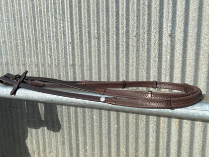 Finesse Brown Reins | Flat Leather | Padded or Rubber