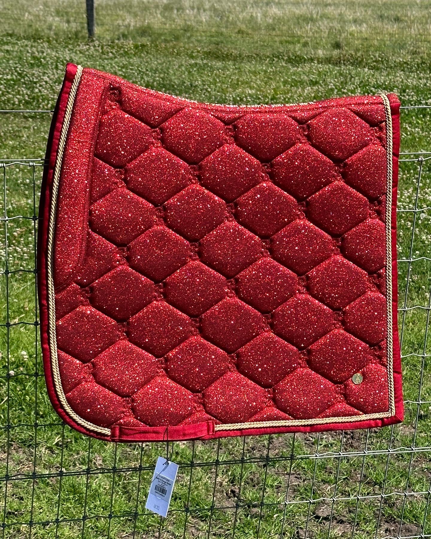 PS of Sweden Christmas Collection 2022 Stardust Dressage Saddle Pads | Choose Colour