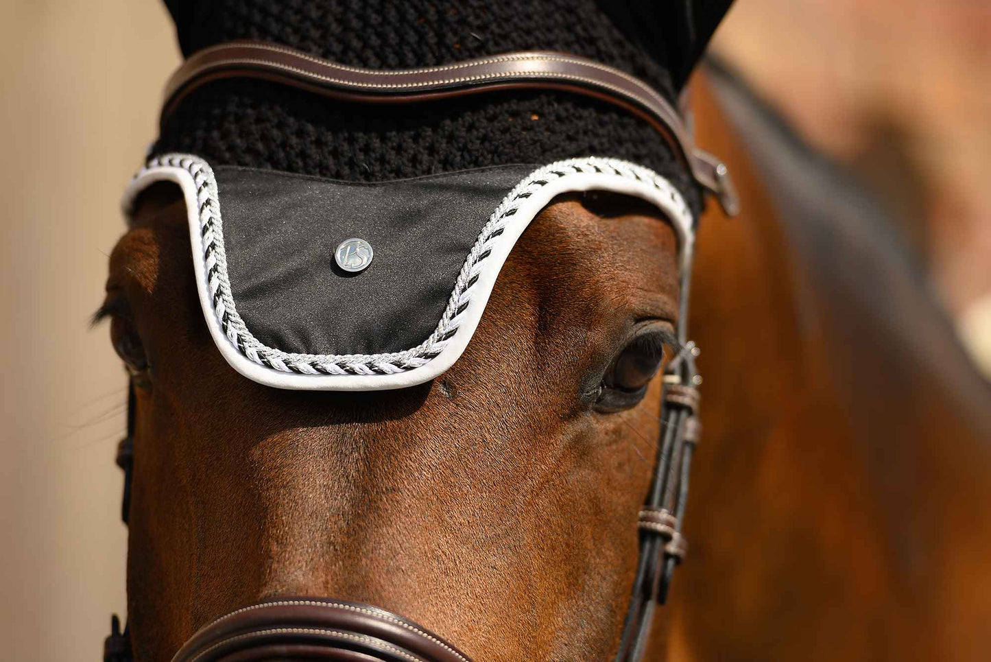 PS of Sweden Competition Collection Classic Ear Bonnet Fly Hat Navy