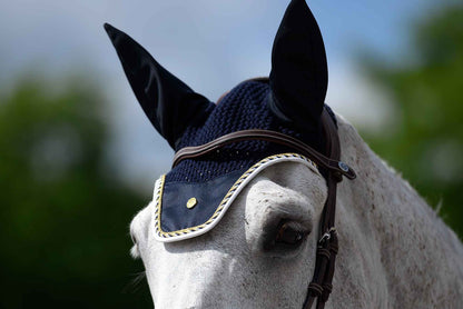 PS of Sweden Competition Collection Classic Ear Bonnet Fly Hat Navy