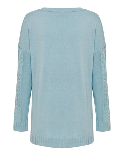 Iris & Wool Merino Tolderol Cable Knit Sweater