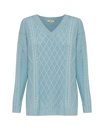 Iris & Wool Merino Tolderol Cable Knit Sweater