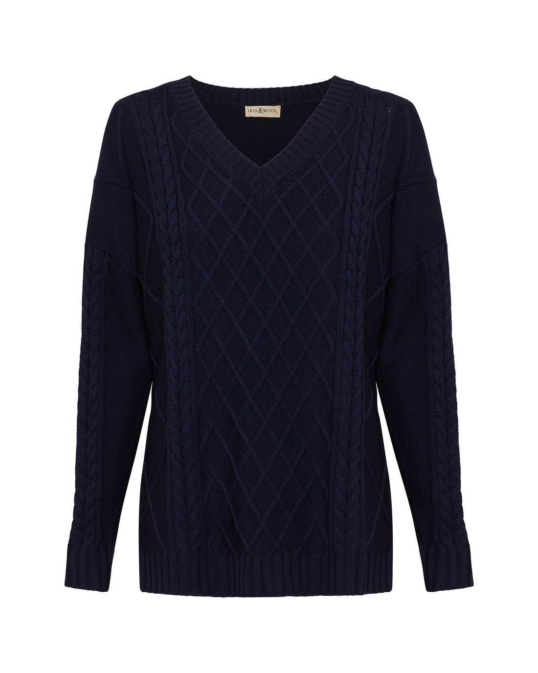 Iris & Wool Merino Tolderol Cable Knit Sweater