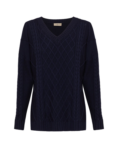 Iris & Wool Merino Tolderol Cable Knit Sweater