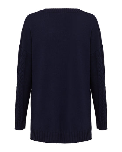 Iris & Wool Merino Tolderol Cable Knit Sweater