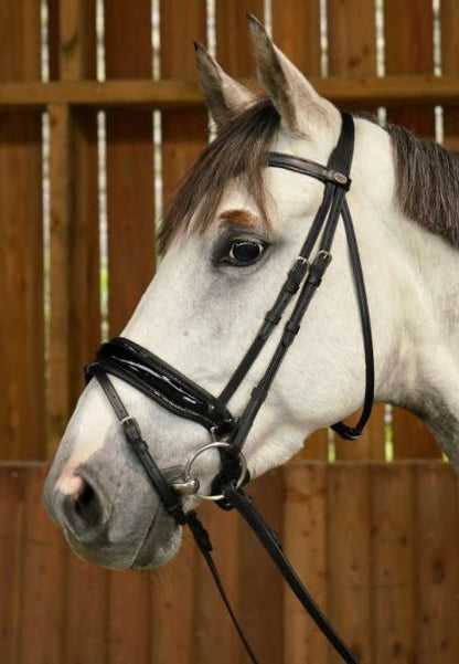 Working by Dy'on Large Crank Flash Noseband Bridle